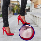 Applying anti-slip gel foot pads into formal footwear