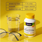 Healthy Origins Triple Strength Astaxanthin economy size bottle showcasing natural algae source logo