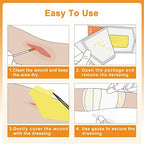 Carbou medical first aid supplies pack of twenty five individual pouches