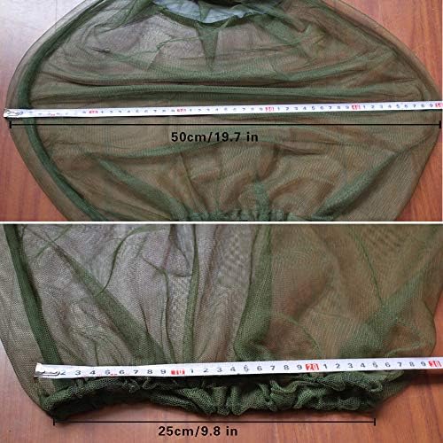 Person wearing Karlor mosquito head net during outdoor hiking