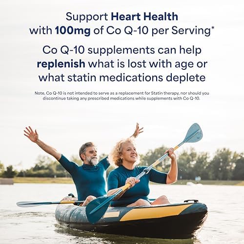 Puritan's Pride heart health supplement bottle with USA imported packaging
