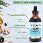 Nano sized true colloidal silver solution from Ultra Silver brand USA