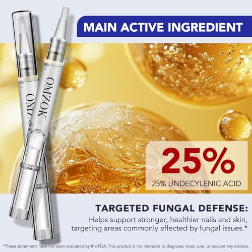 Precision brush applicator of the KZUO nail fungus treatment pen