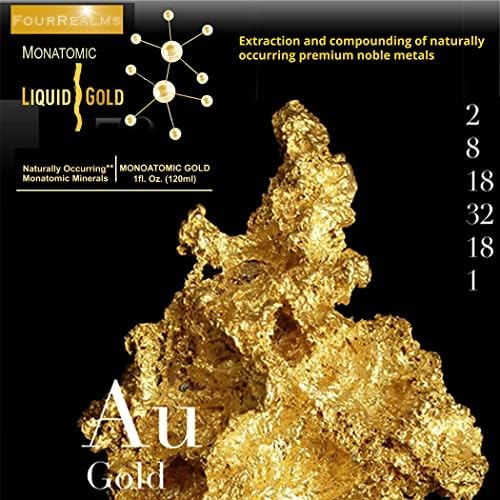 Liquid Gold Ormus Monoatomic Gold pure twenty four karat gold mineral drops