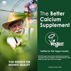 Supplement facts label on Lilicare calcium D3 K2 bottle