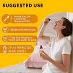 Vegan non GMO quercetin with bromelain drops for respiratory wellness