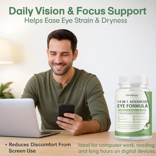 Evervision 14 in 1 Advanced Eye Formula packaging design details