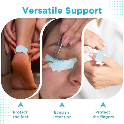Product dimensions and packaging overview of the imported latex-free silicone bandage tape.
