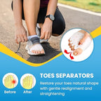 Washable medical grade gel foot pads for Morton's neuroma support