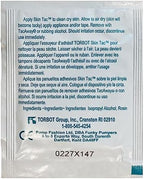 Latex free adhesive barrier wipes for ostomy appliance security