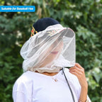 Detailed view of elastic drawstring mosquito net