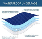 Close up of slip resistant backing on Moonsea underpad