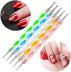 Close up of Fulinjoy dual ended dotting tool sizes