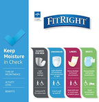 Medline FitRight Super incontinence pull ons displaying the integrated LeakStop guards.
