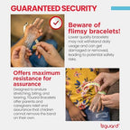 TGuard bracelets being used with anti-sucking guard