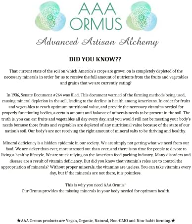 Vegan monatomic gold ormus capsules alternative supplement view