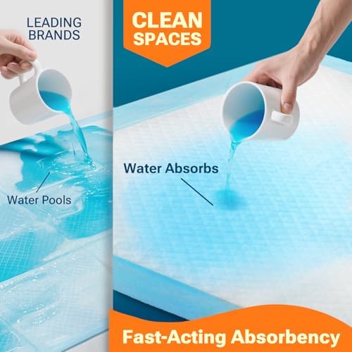 Top surface texture of Clean Spaces absorbent underpad