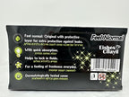 Close up of soft cotton texture on black disposable liner