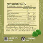 Back of Herbamama Iodine Gummies bottle with usage instructions