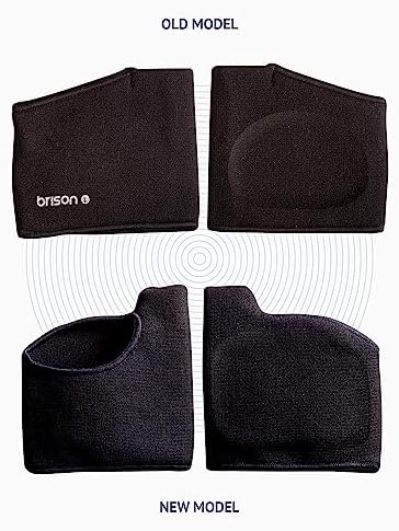 Side profile of Brison gel foot pads demonstrating thickness and cushioning.