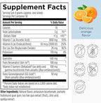 Designs for Health orange flavored bioflavonoid and zinc effervescent powder directions