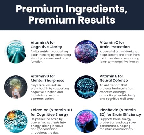 Advanced brain booster supplement for busy men and women
