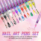Close up of 0.5mm fine tip nail art marker pen