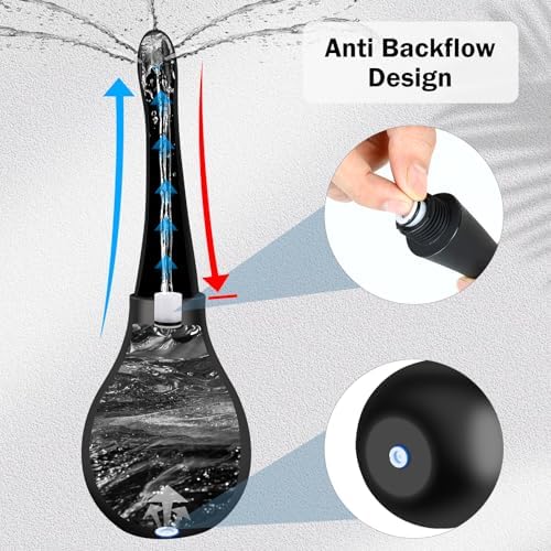 Close up of SewXew anti backflow nozzle for 360 degree deep cleaning
