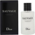 Dior Sauvage After Shave Balm 100 ml front view packaging showing luxury glass bottle
