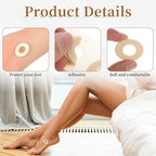 Large oval callus cushions showing the thick protective foam padding layer for friction defense