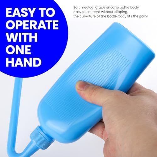 Portable and compact HNYYZL stoma care rinsing bottles suitable for travel and daily medical hygiene management