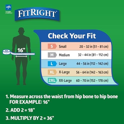 FitRight OptiFit disposable underwear showing the integrated cloth like fabric design