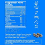 Flyby milk thistle and activated charcoal wellness supplement presentation