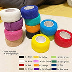 Water resistant flexible sports bandage wrap providing compression on a wrist injury