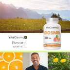 VitaCosmoX Diosmin plant-based citrus bioflavonoids extract dietary supplement features