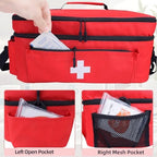 ALSLEA emergency kit bag with dual zippers for rapid access.