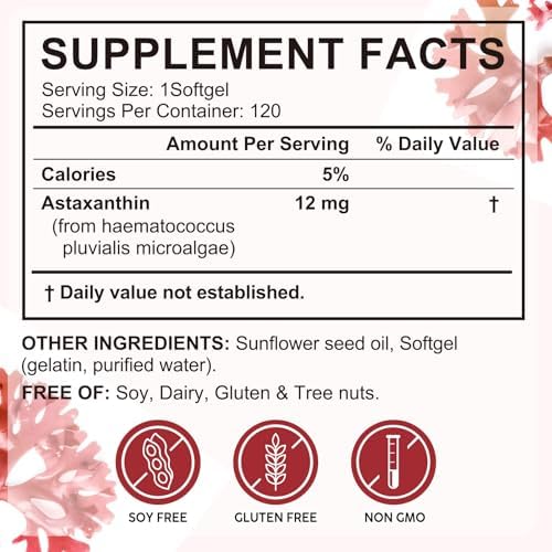 Vita-NuAge Nutrition Xaarty 12mg capsules illustrating eye joint and skin health benefits