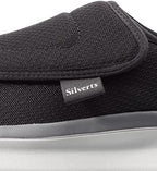 Top down view of wide toe box adaptive sneakers for swollen feet.