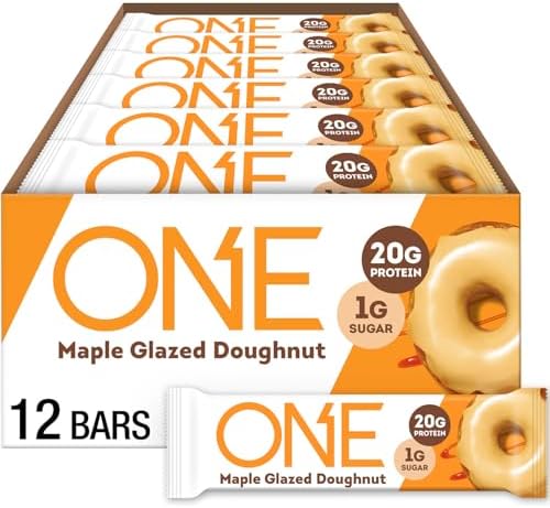 ONE Protein Bars, Maple Glazed Doughnut, Gluten Free with 20g Protein and 1g Sugar, Pantry Staples, 2.12 oz (12 Count) - Image 2
