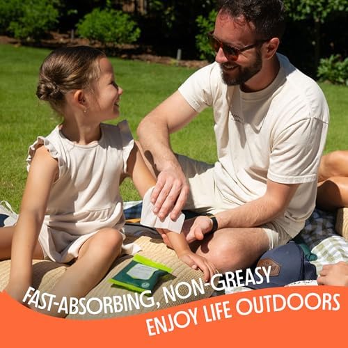 Murphys Naturals mosquito and tick repellent wipes back label with active essential oils list.