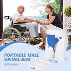 Side view of wearable urinary drainage kit