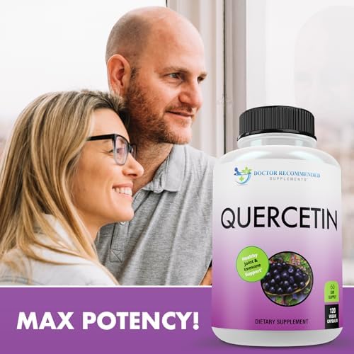Authentic USA imported Doctor Recommended Quercetin packaging side details