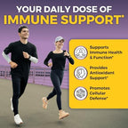 Viva Naturals immune support capsules supplement facts label
