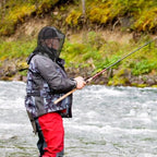 Ultra large and long black mosquito head net for men and women