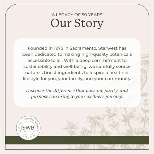 Authentic Starwest Botanicals herbal powder for traditional tropical calming beverages