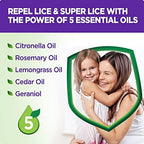 Lice Shield repellent shampoo for kids and family protection against super lice