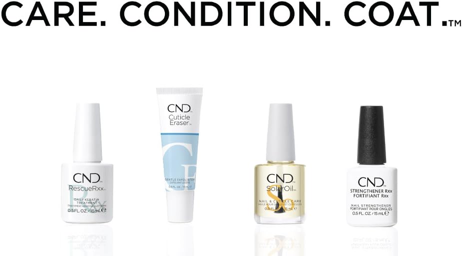 Comparison of CND SolarOil and RescueRXx pens for professional nail care.