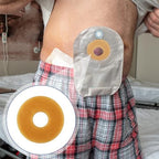 Authentic Siifert ostomy bag supplies outer packaging displaying product dimensions and count