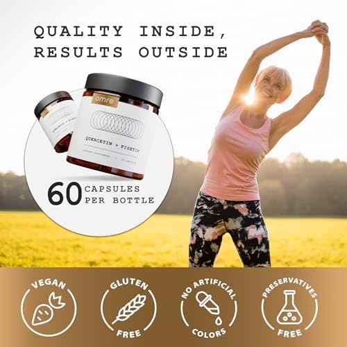 OMRE cellular health supplement featuring highly bioavailable 100mg Fisetin
