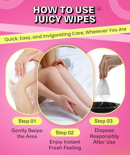 Instructions for use on the back of the Sweet Spot wipes pouch.